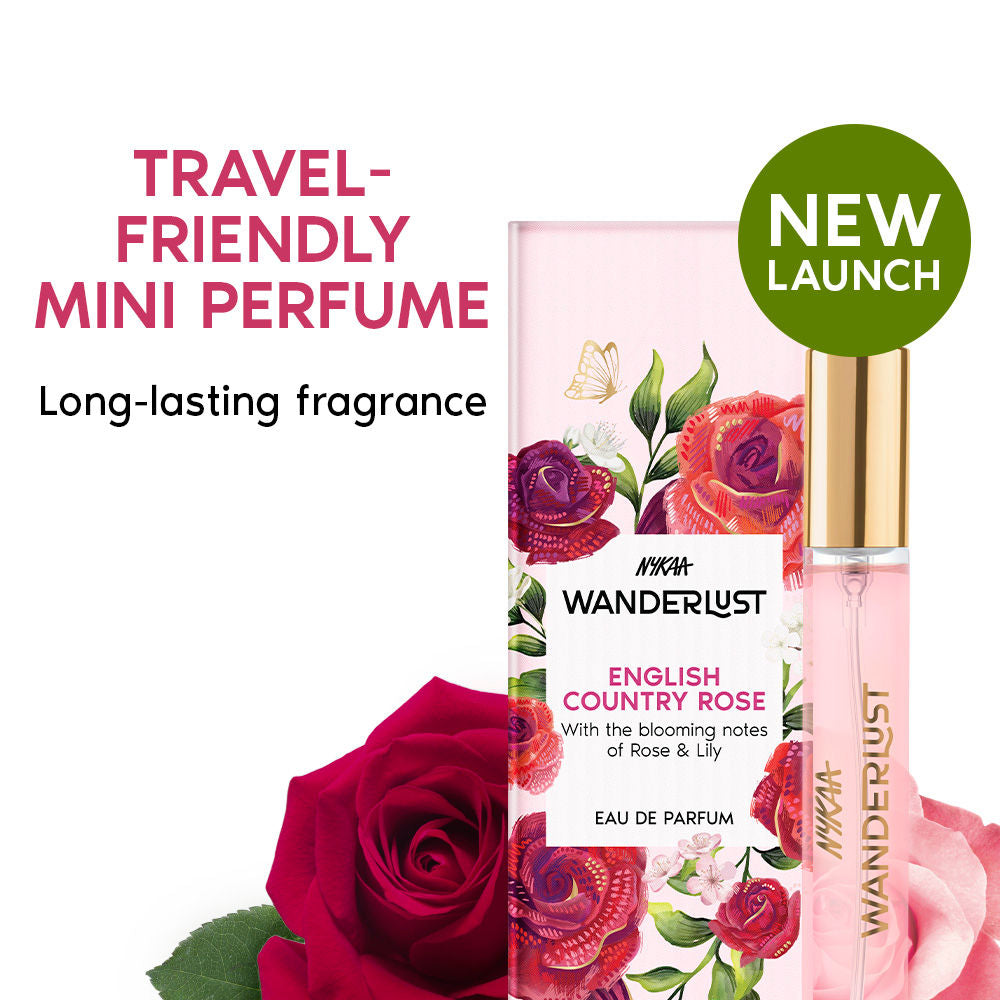 Nykaa Wanderlust Forbidden Garden EDP For Women Travel Perfume Jasmine & Magnolia Long Lasting - English Country Rose