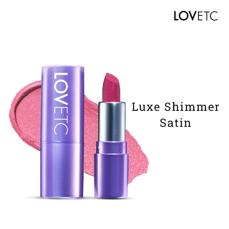 Pout, Perfect, Etc Luxe Shimmer Satin Mini Lipstick