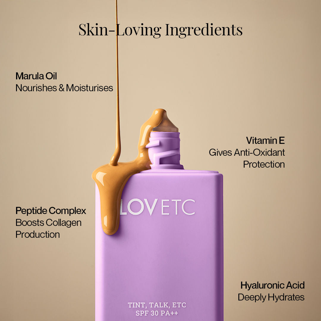 Tint, Talk, Etc Radiant Glow Tint with SPF 30 PA ++ - Light