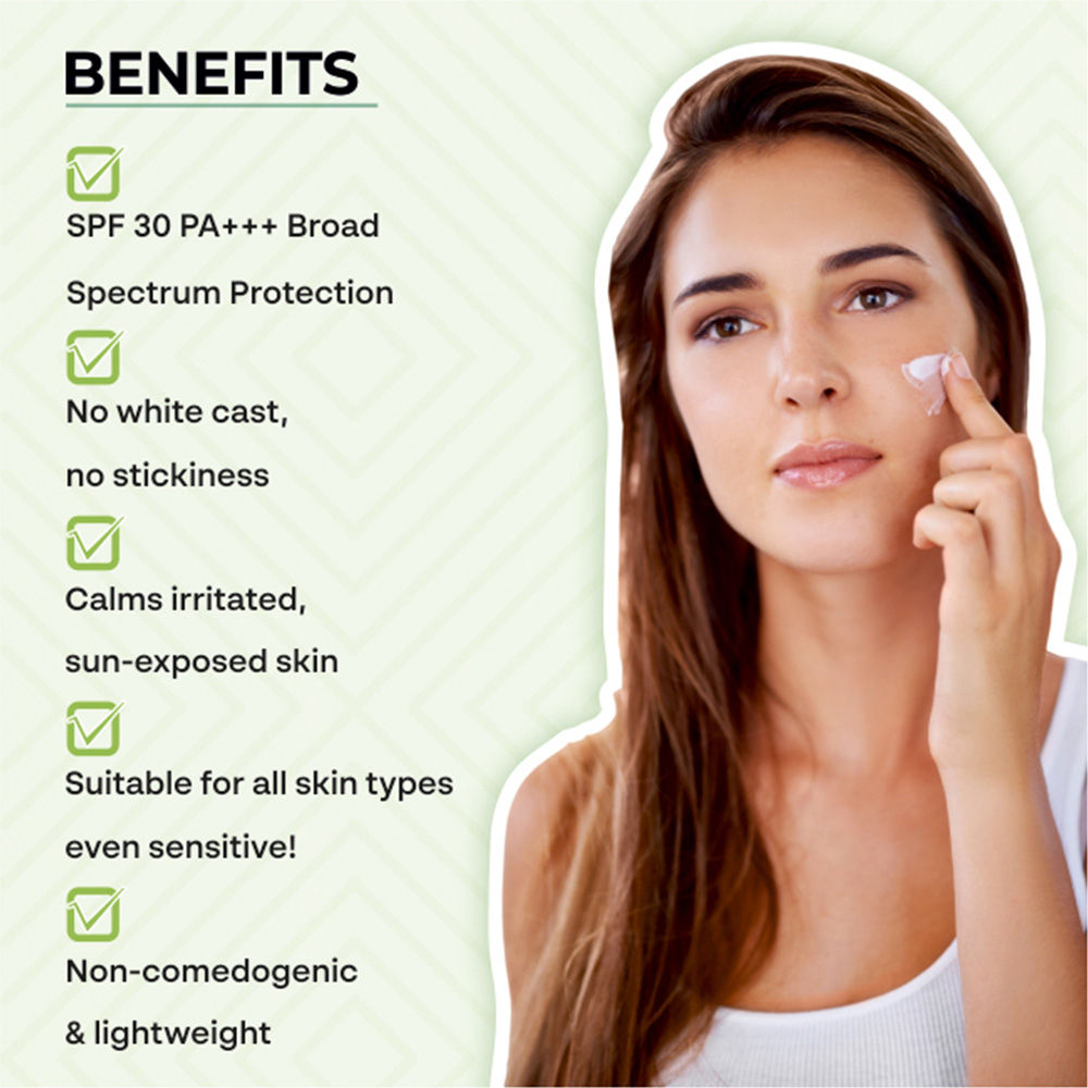 SPF 30 PA+++ Sunscreen Lightweight, Non-Sticky, Waterproof, No White Cast