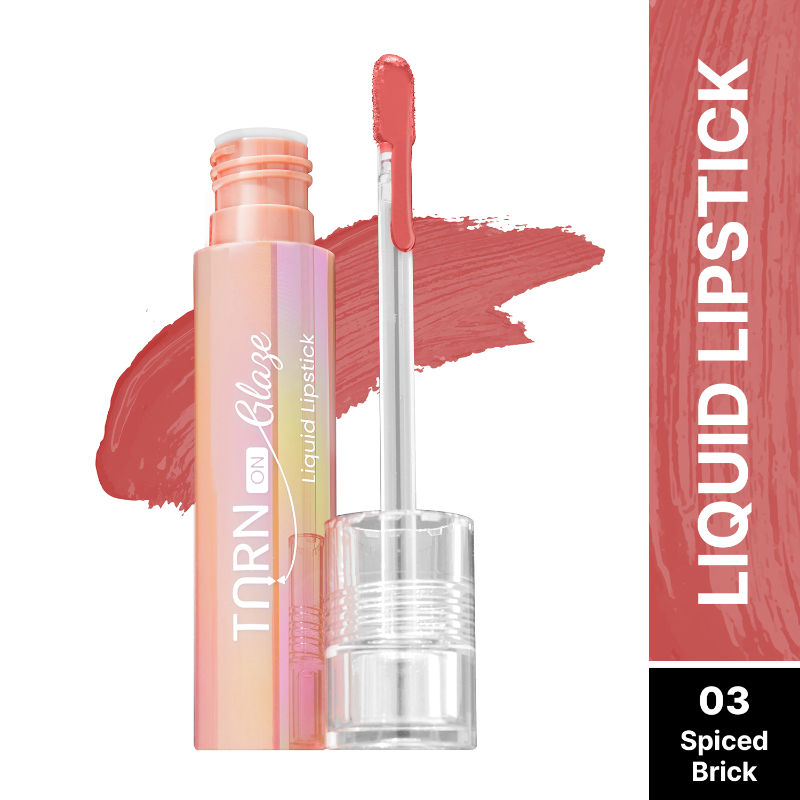Select Turn on Glaze Liquid Lipstick - 3 Spiced Brick