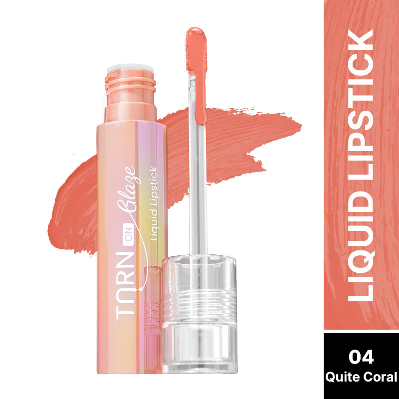 Select Turn on Glaze Liquid Lipstick - 4 Quite Coral