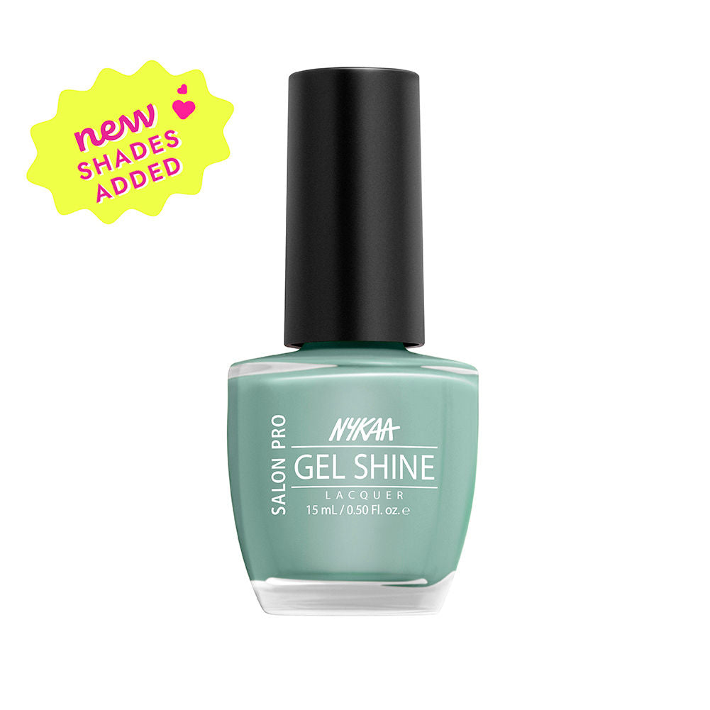 Nykaa Salon Pro Shine Gel Nail Polish - Florence Spritz 51 - Sky Blue
