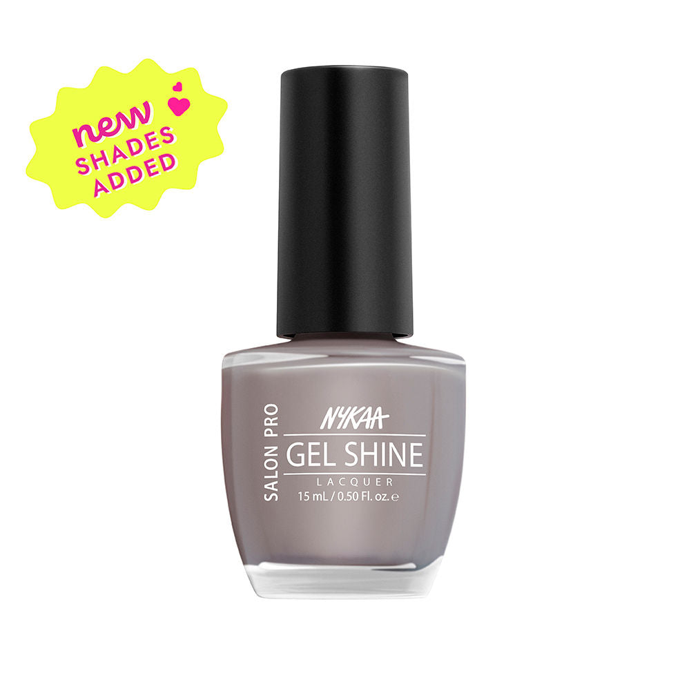 Nykaa Salon Pro Shine Gel Nail Polish - Florence Spritz 51 - Light Mauve