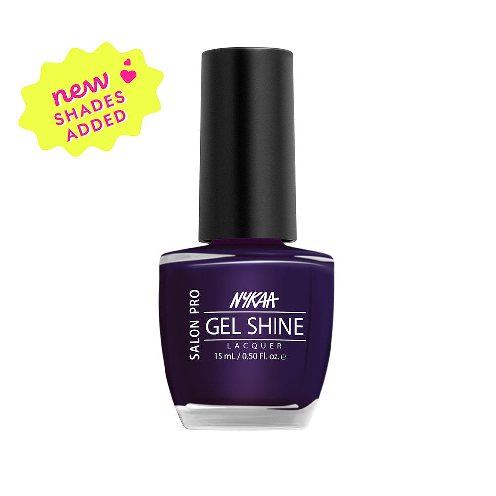 Nykaa Salon Pro Shine Gel Nail Polish - Florence Spritz 51 - Violet