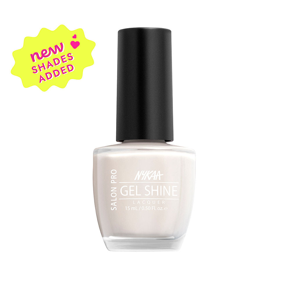 Nykaa Salon Pro Shine Gel Nail Polish - Florence Spritz 51 - Grey
