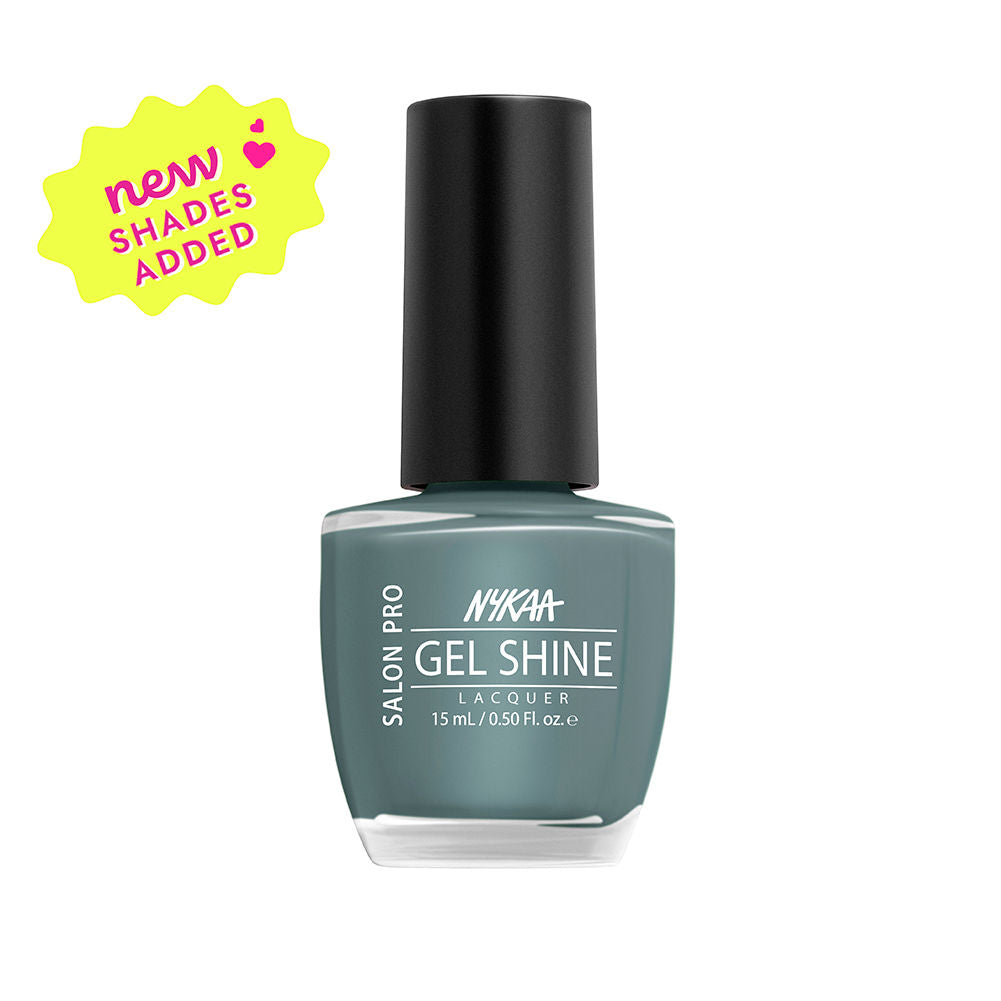 Nykaa Salon Pro Shine Gel Nail Polish - Florence Spritz 51 - Turquoise