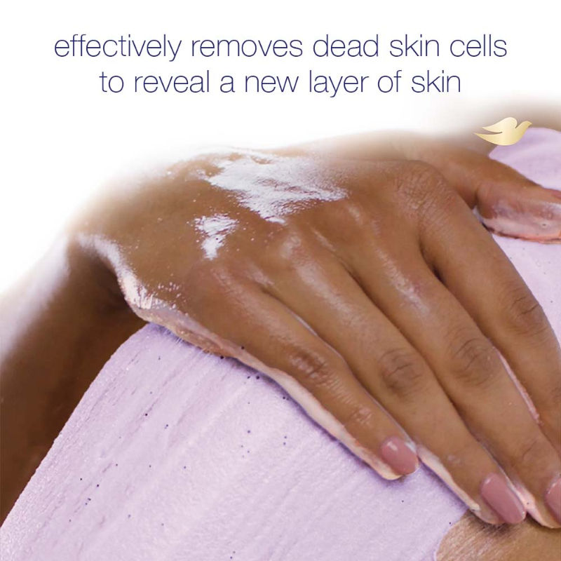 Exfoliating Body Polish Scrub With Crushed Lavender And Coconut Milk
