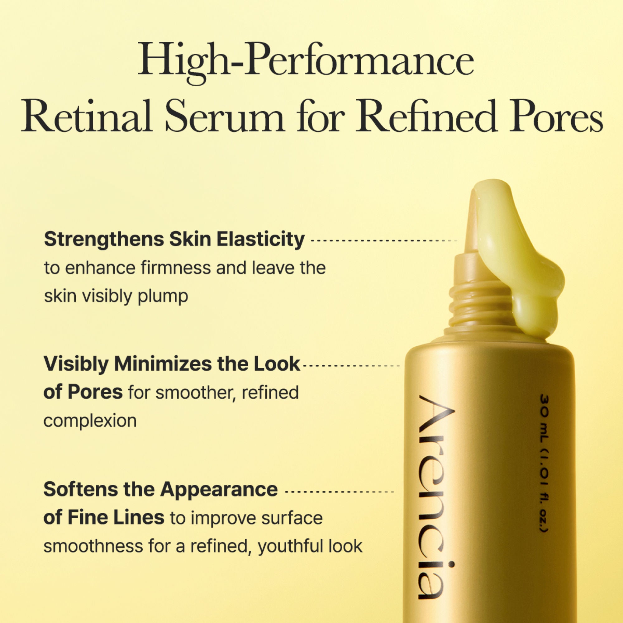 Retinal Booster Shot Serum with 2% Retinal & Caffeine For Pore Tightening & Firming