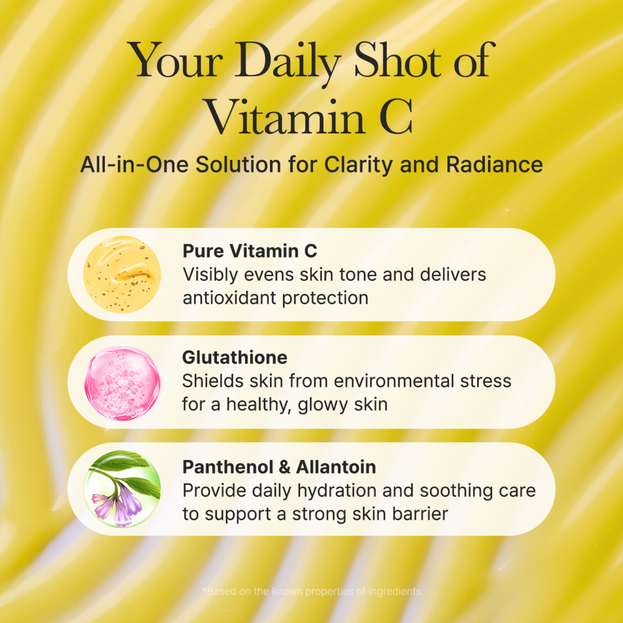 Vitamin C Booster Shot Serum with 5% Dual Vitamin C + Glutathione For Dark Spot Care