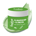 2% Salicylic Acid + 1% Zinc PCA Clay Mask for Anti-Acne, Open Pores, and Blackheads