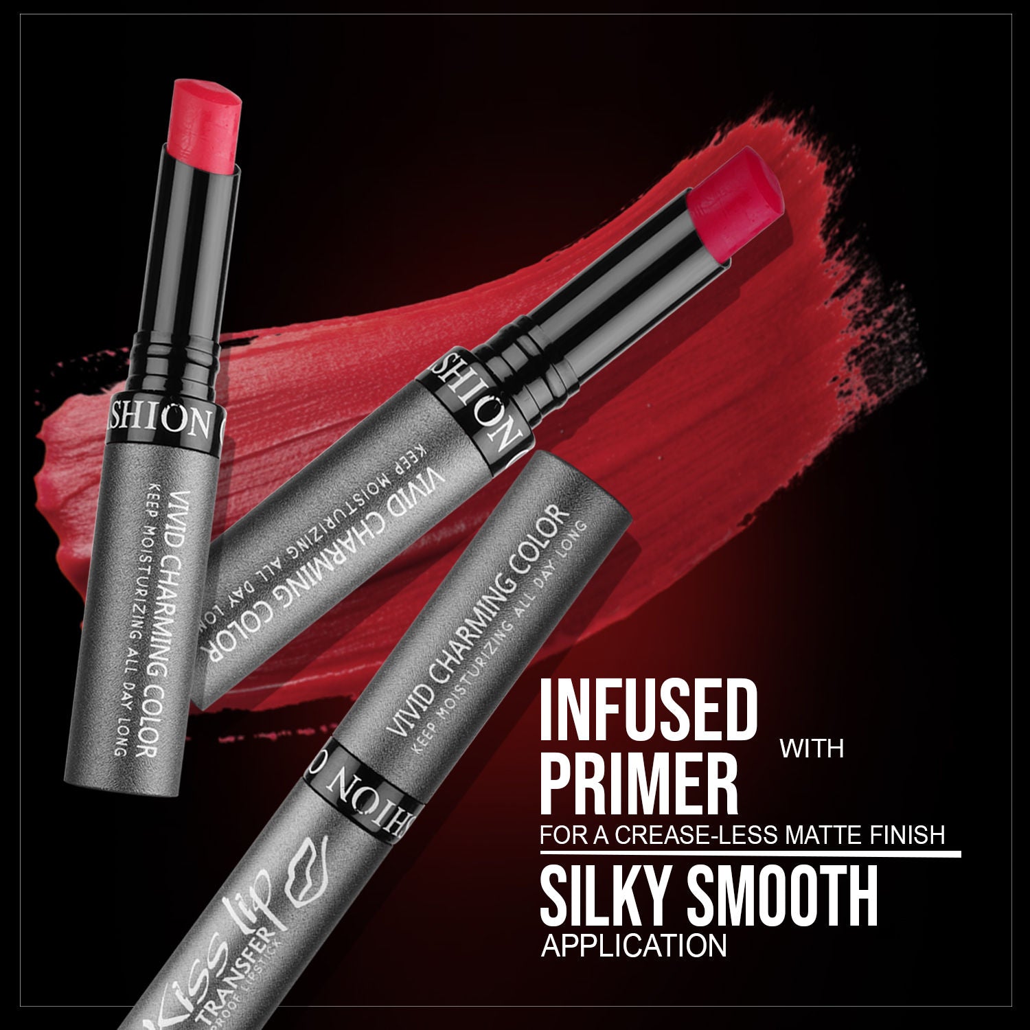 Kiss Lip No-Transfer Lipstick