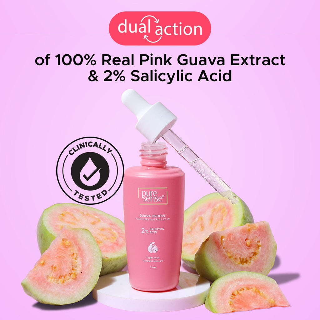 2% Salicylic Acid Face Serum with Guava for Acne Prone Oily Skin