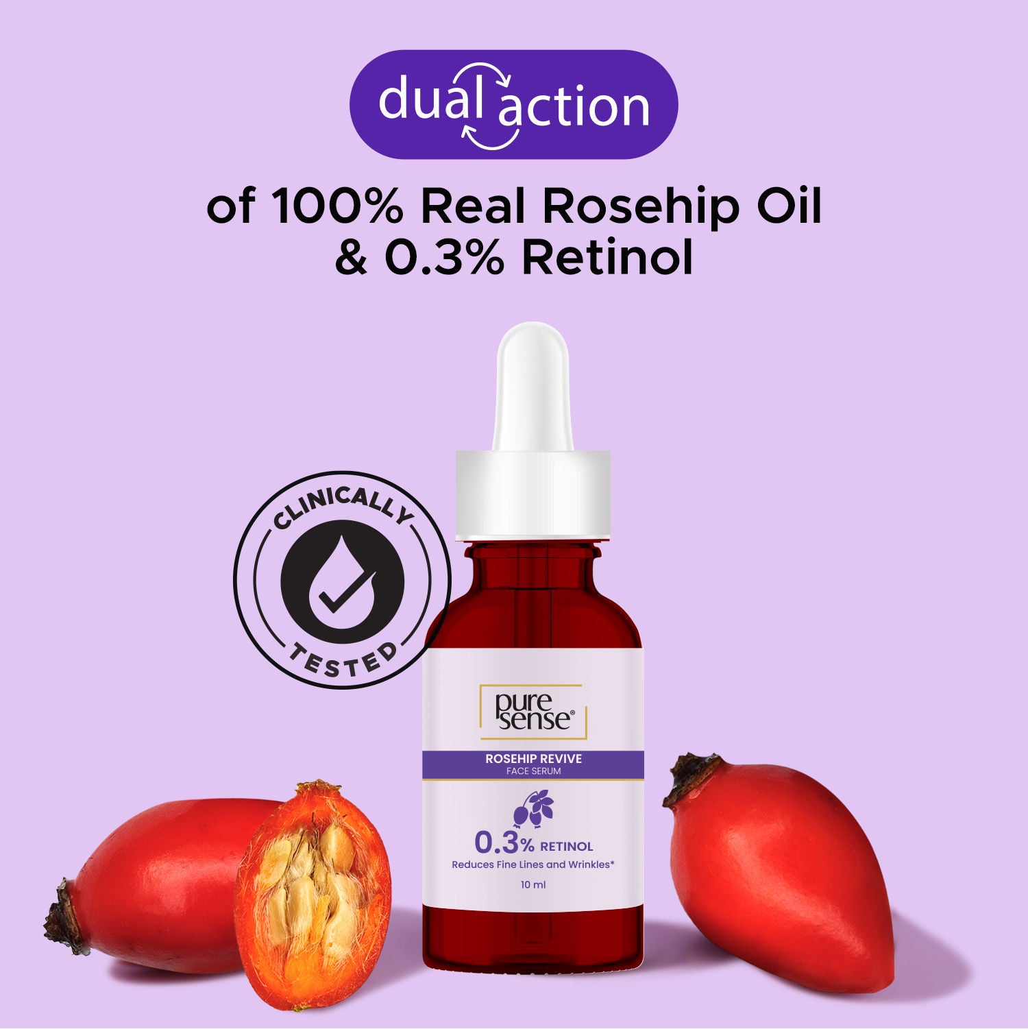 0.3% Retinol Face Serum for Anti Aging & Younger Looking Skin