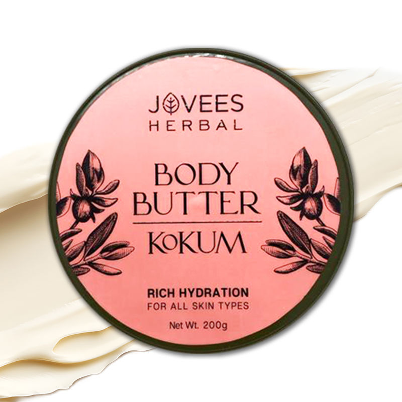 Herbal Kokum Body Butter For Dry & Rough Skin Deep Nourishment