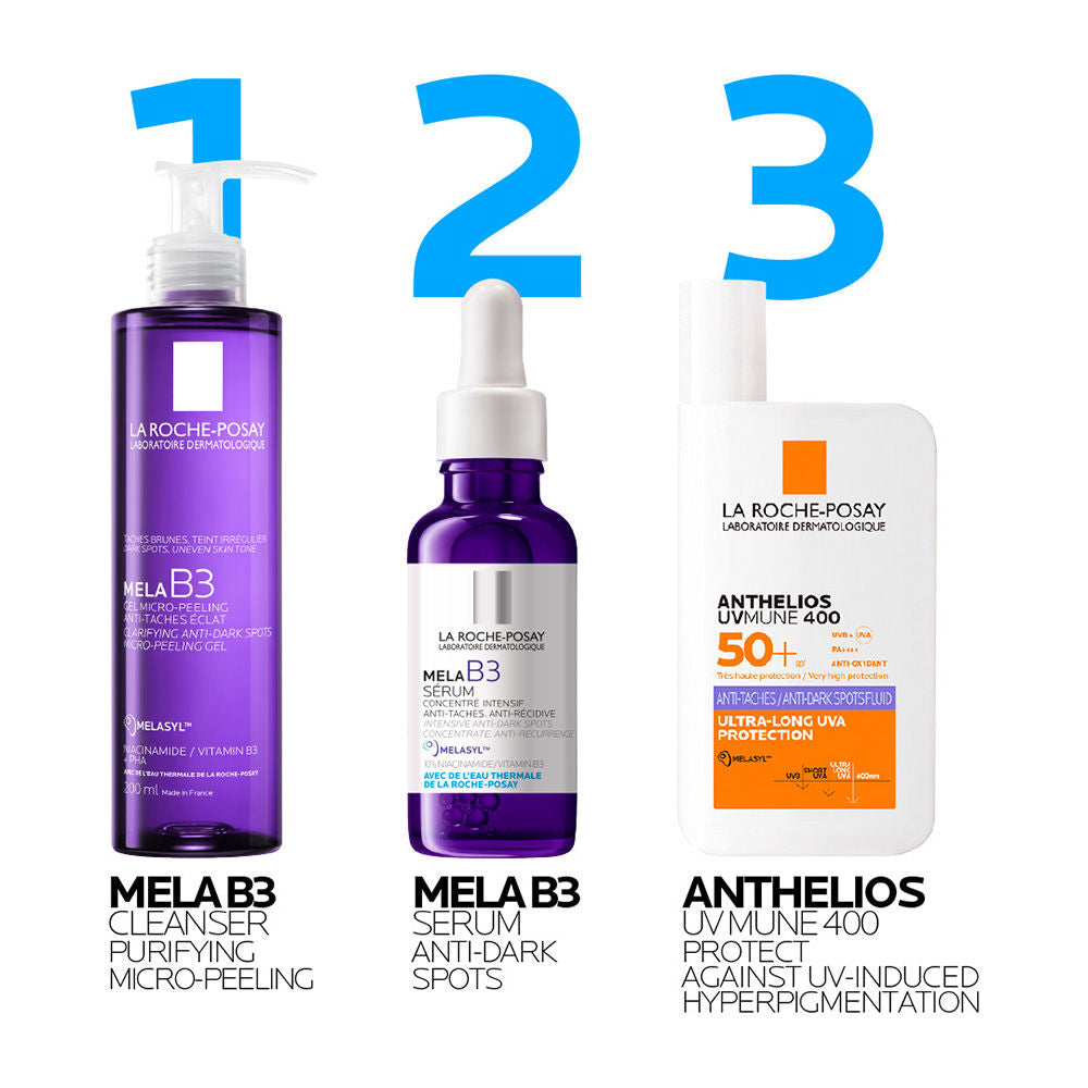 Mela B3 Anti-Dark Spot Face Wash, Cleanser with Melasyl & Niacinamide for pigmented skin