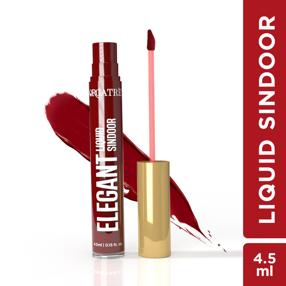 Elegant Liquid Sindoor - Long-Lasting, Highly Pigmented, Skin-Friendly - Maroon