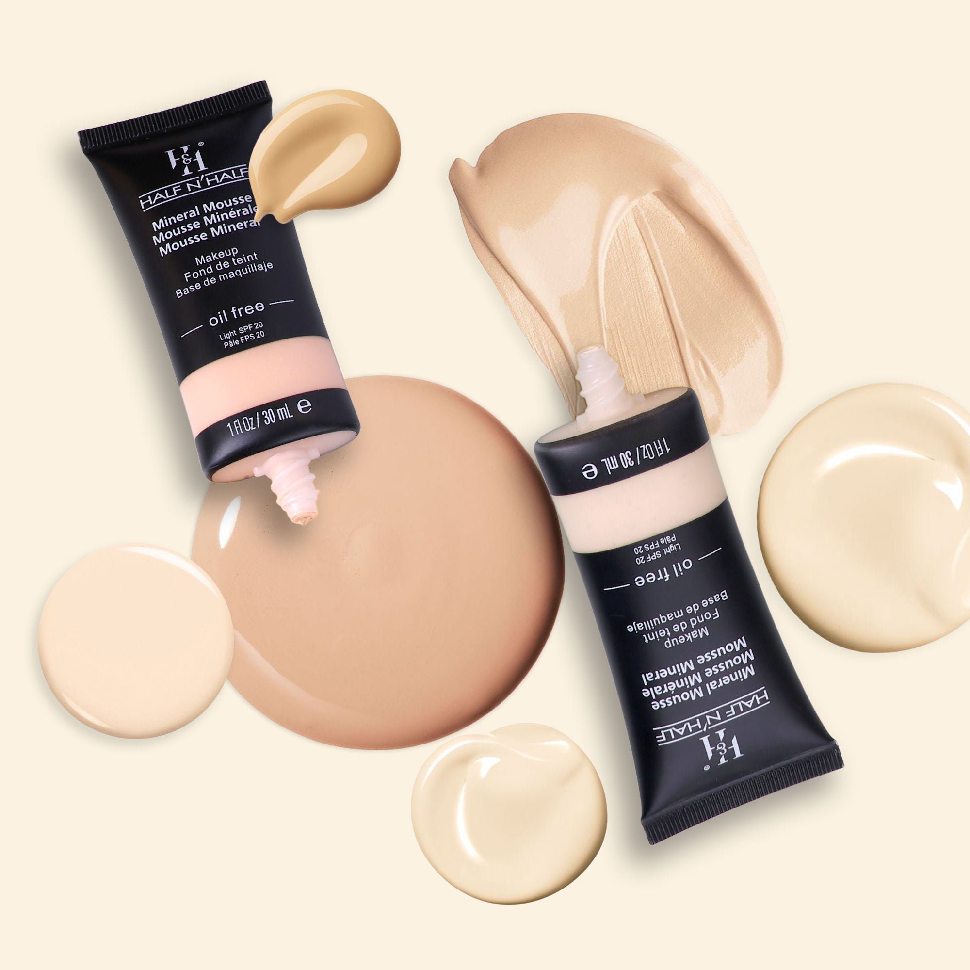 Mineral Mousse Oil Free Foundation Light SPF 20