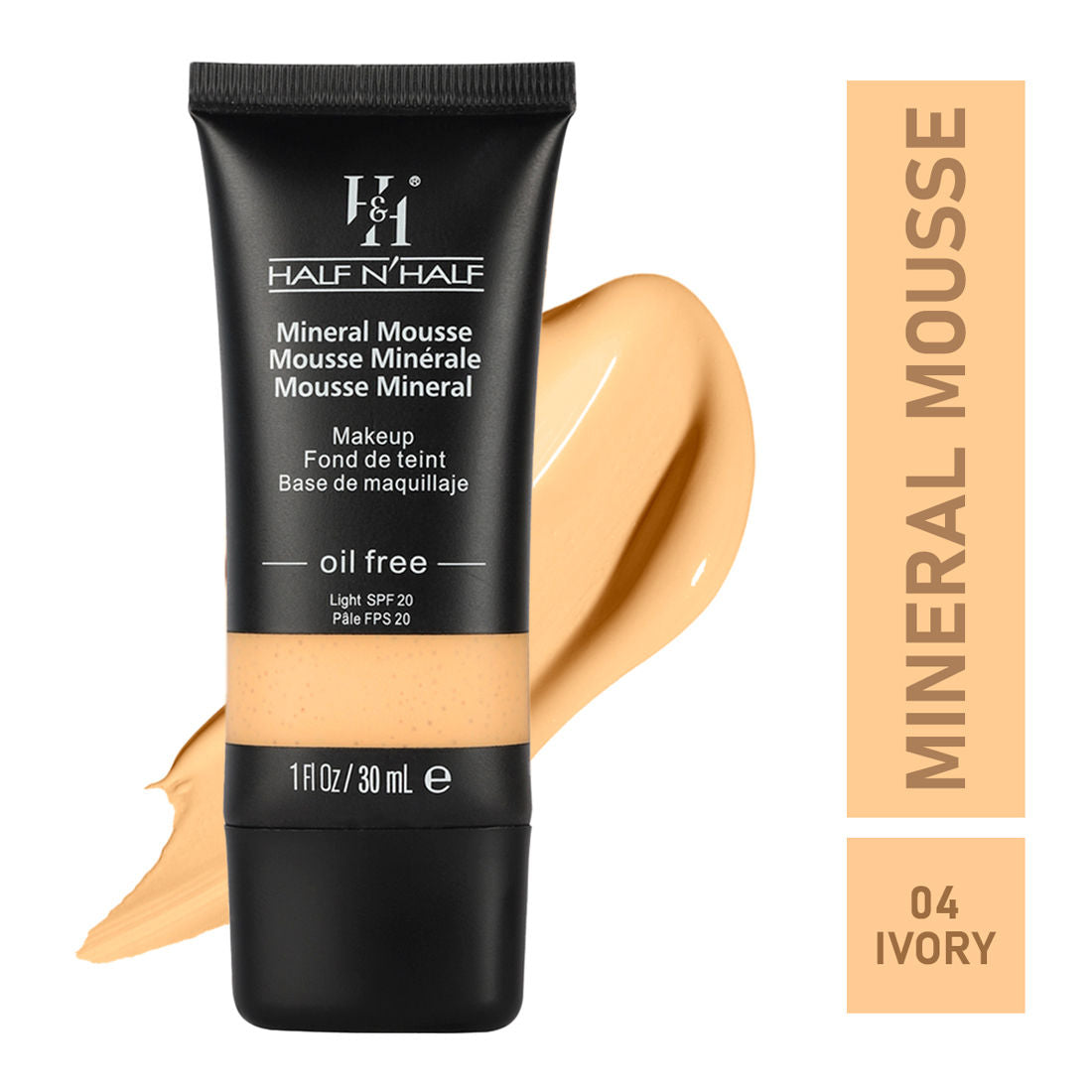 Mineral Mousse Oil Free Foundation Light SPF 20 - Ivory
