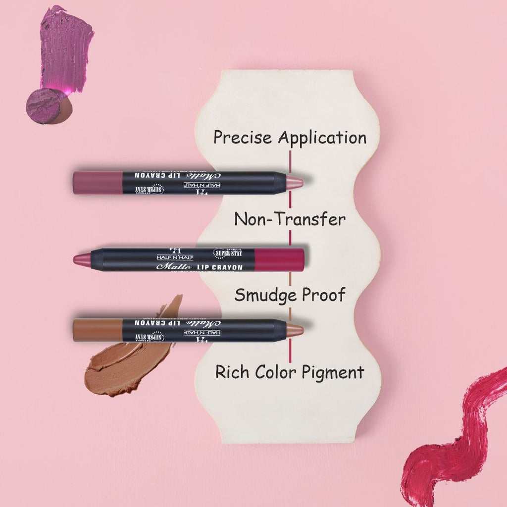 Matte Velvet Soft & Long Lasting 24h Super Stay Lip Crayon