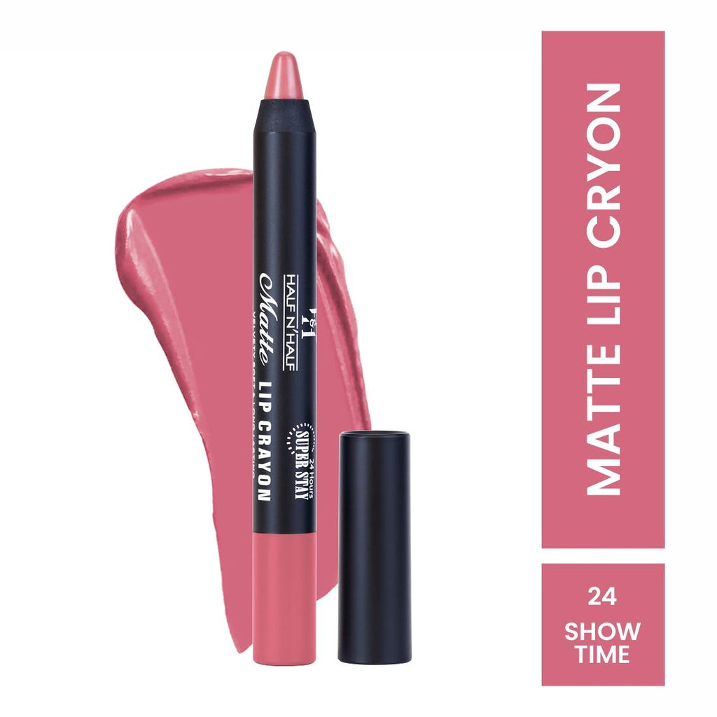 Matte Velvet Soft & Long Lasting 24h Super Stay Lip Crayon - Show Time