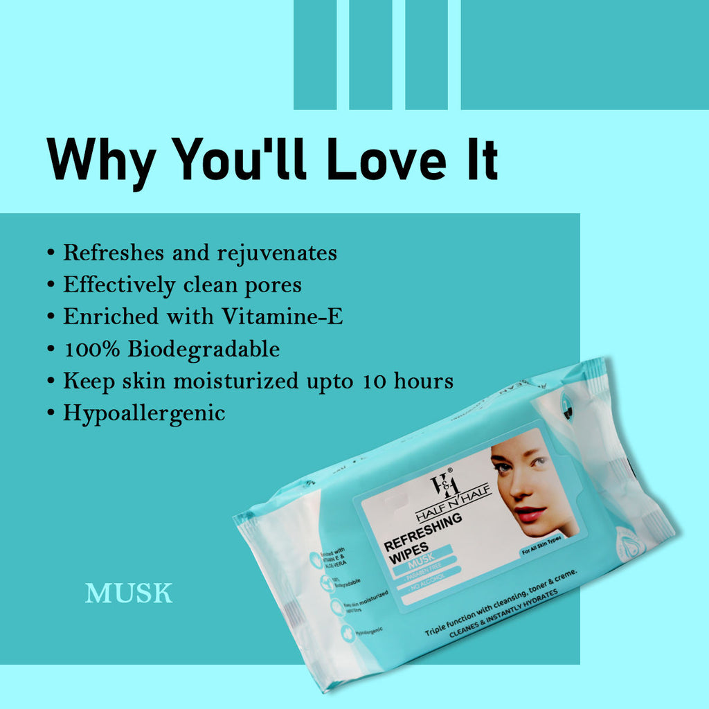 Refreshing Wipes - E-28-Musk