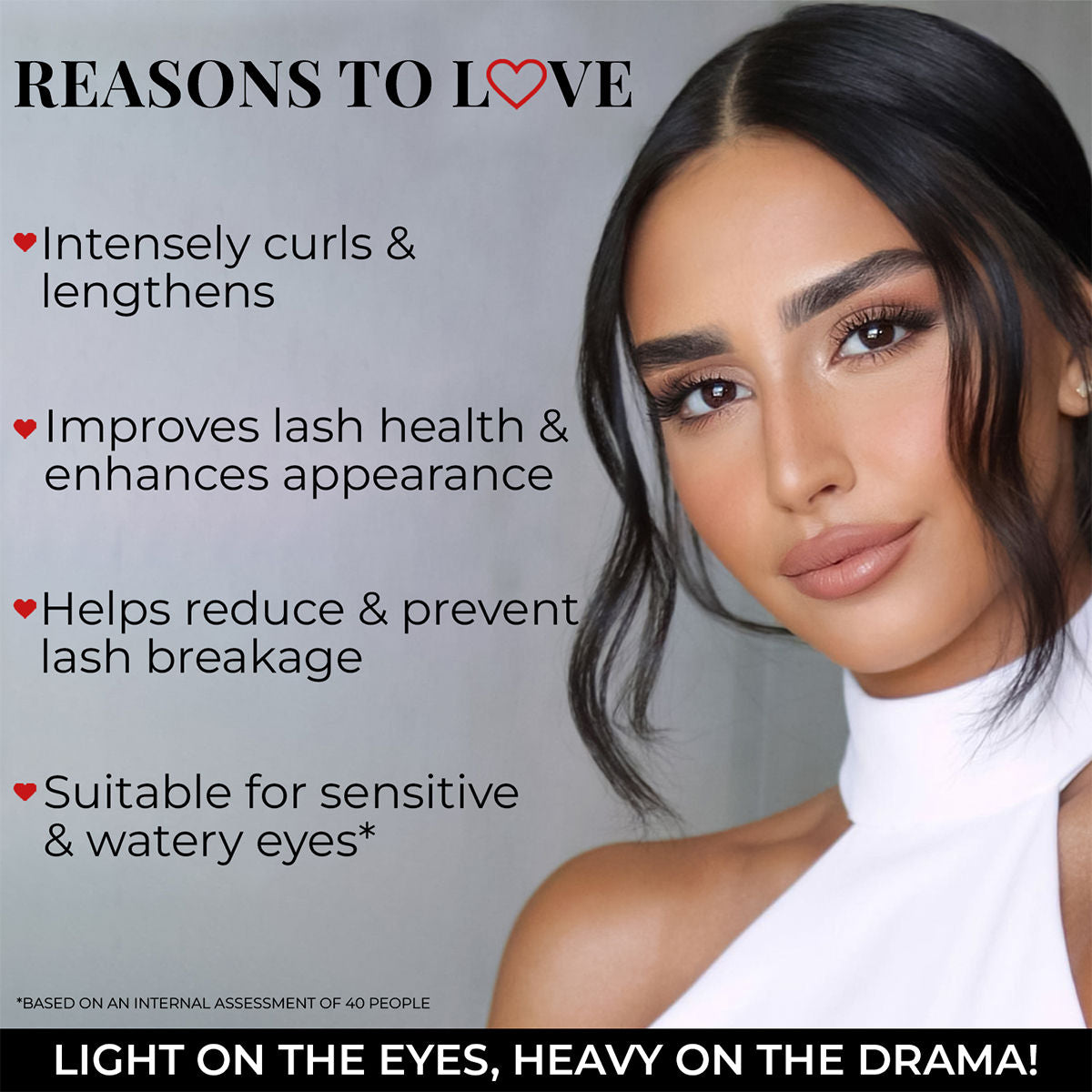 2-in-1 Serum Infused Lash Enhancing Mascara with Castor Oil Volumizing & Curling - Black