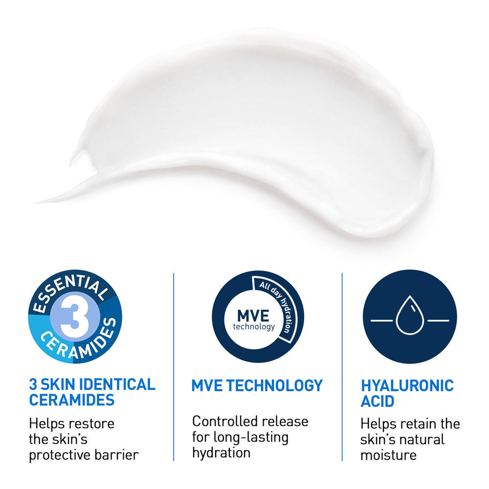 Moisturizer Cream For Dry Skin With Ceramides & Hyaluronic Acid For Barrier Repair