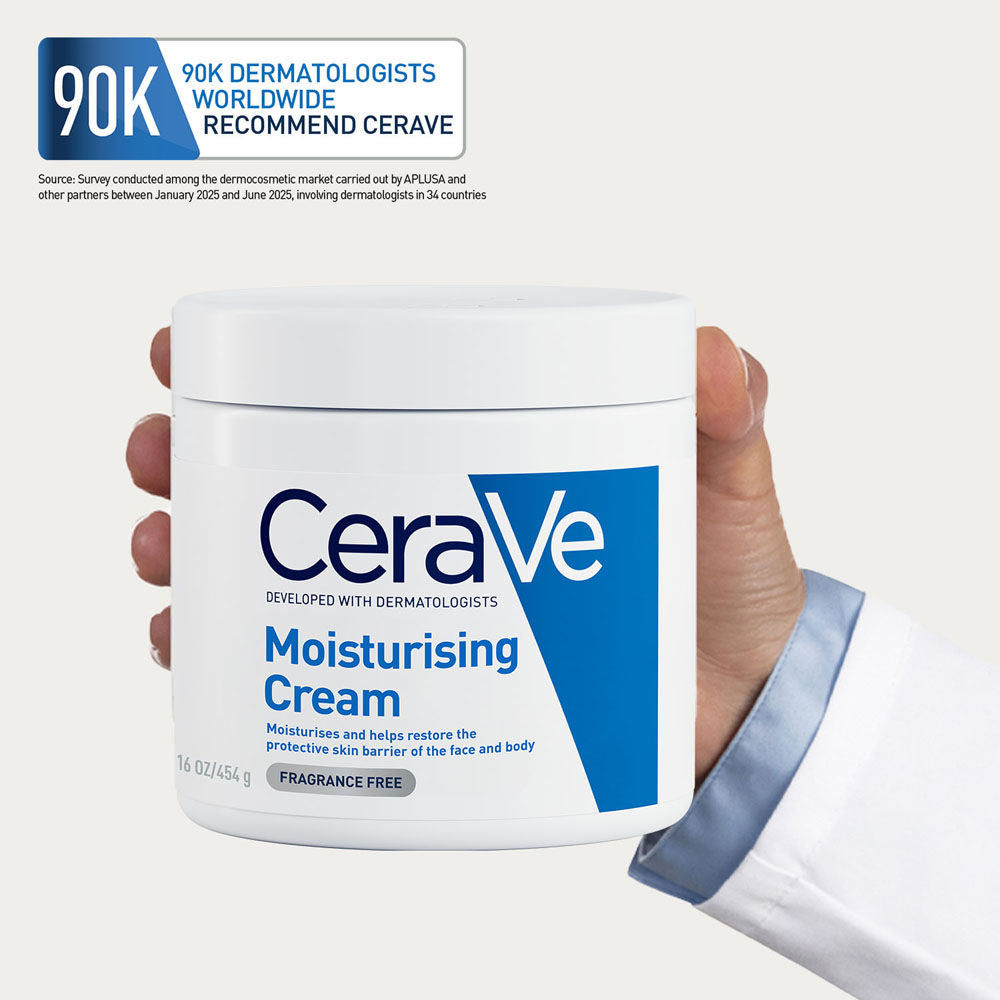 Moisturizer For Dry Skin, Barrier Repair Cream with Ceramides, Dermatologist recommended