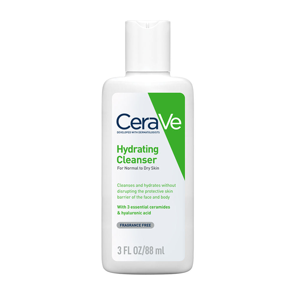 Hydrating Cleanser Non-Foaming Face Wash for Dry Skin with Ceramides, Dermatologist Recommend