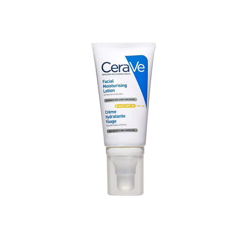 AM Facial Moisturizier With Sunscreen SPF 50 UVB + UVA, Dermatologist Recommended Day Cream