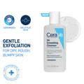 SA Smoothing Cleanser For Dry, Rough & Bumpy Skin, Face Wash With Salicylic Acid & Ceramides - 88ml