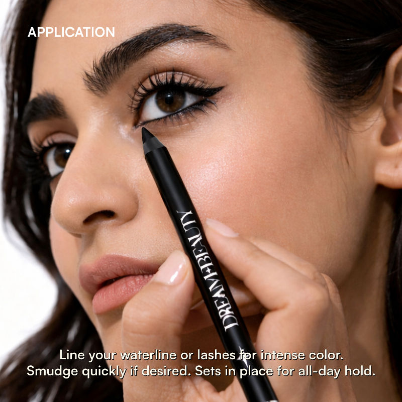 Eclipse Kohl Pencil, Waterproof, Smudgeproof Kajal, Lasts Upto 12Hr - Space Black