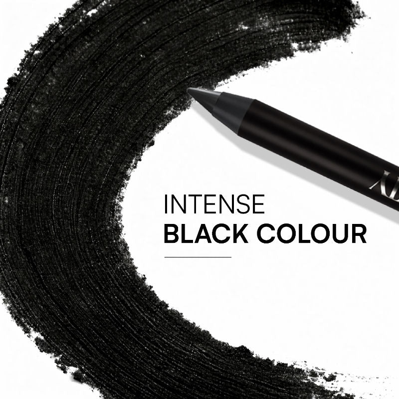 Eclipse Kohl Pencil, Waterproof, Smudgeproof Kajal, Lasts Upto 12Hr - Space Black