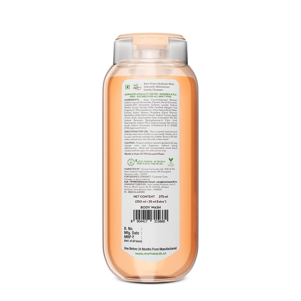 Rice Water Moisturizing Body Wash With Rice Water & Hydrating Lily Scent