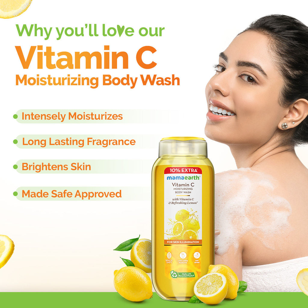 Vitamin C Moisturizing Body Wash with Vitamin C & Refreshing Lemon Scent