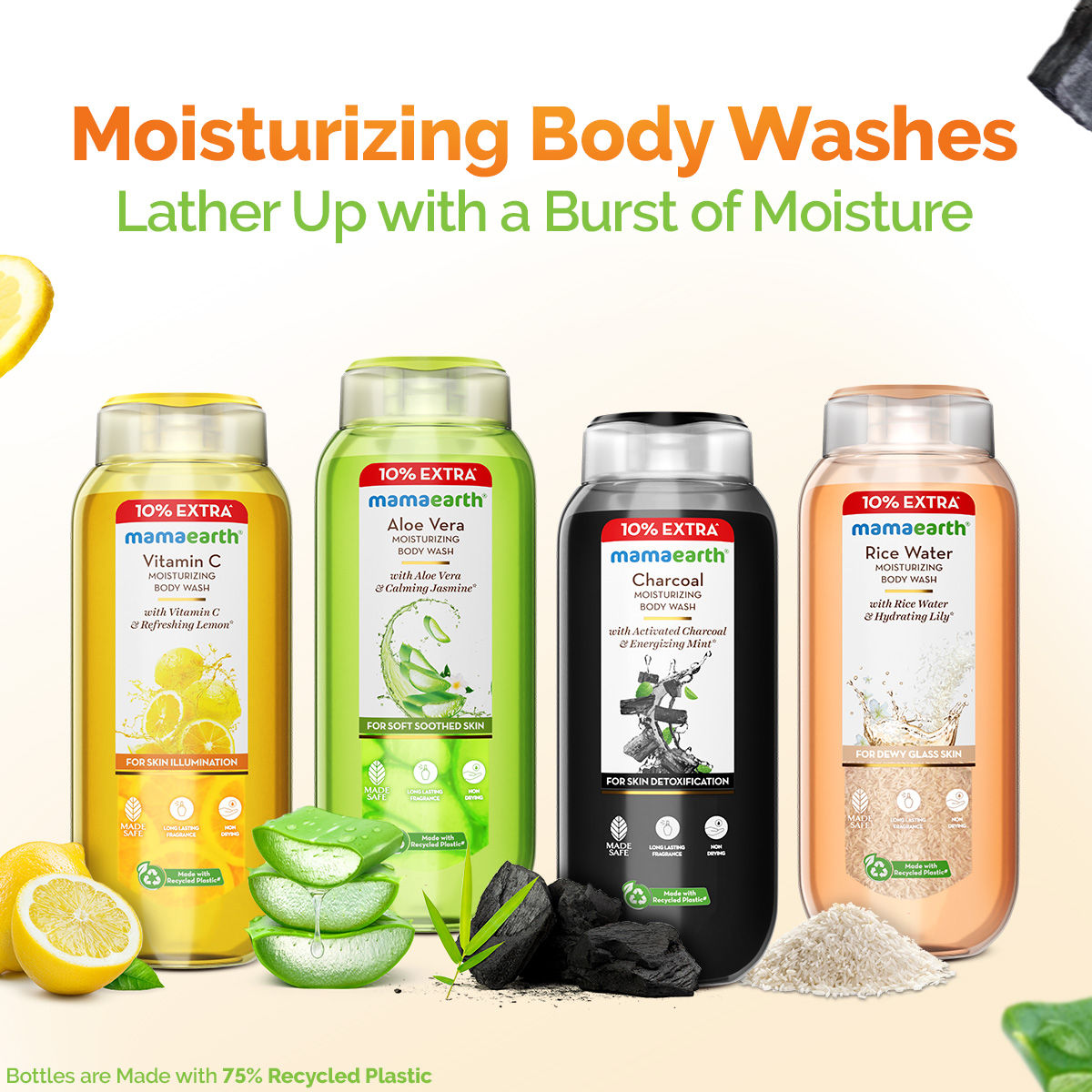 Vitamin C Moisturizing Body Wash with Vitamin C & Refreshing Lemon Scent