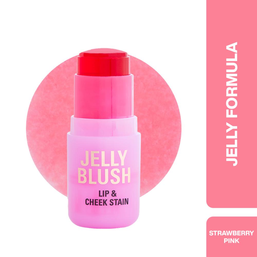 Jelly Blush Stick Lip and Cheek Stain - Strawberry Pink