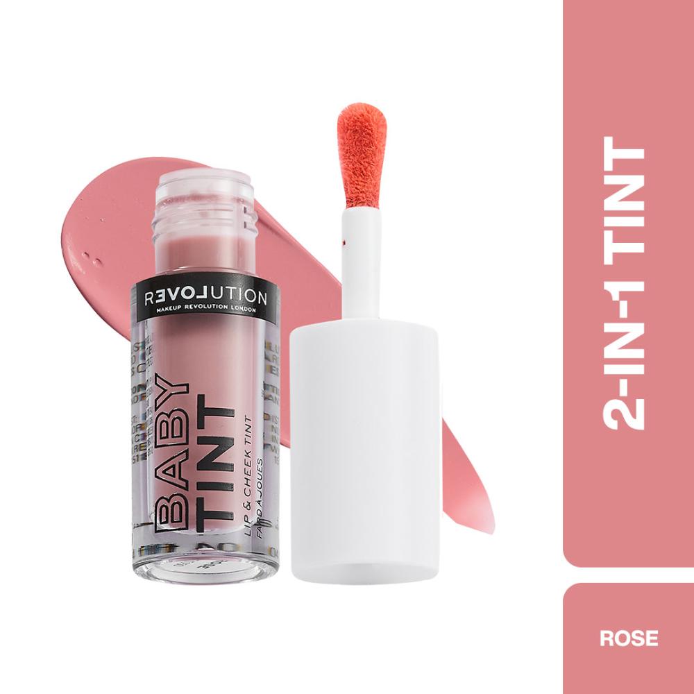 Relove Baby Lip & Cheek Tint - Long Lasting - Soft & Glowy Finish - Rose