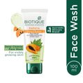 Bio Papaya Visibly Flawless Face Wash For All Skin Types - 100ml