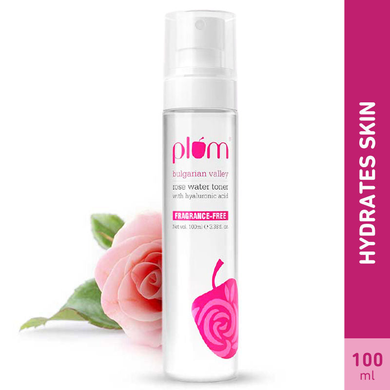 Bulgarian Valley Rose Water Alcohol-Free Spray Toner With Hyaluronic Acid- Hydrates & Refreshes - 100ml