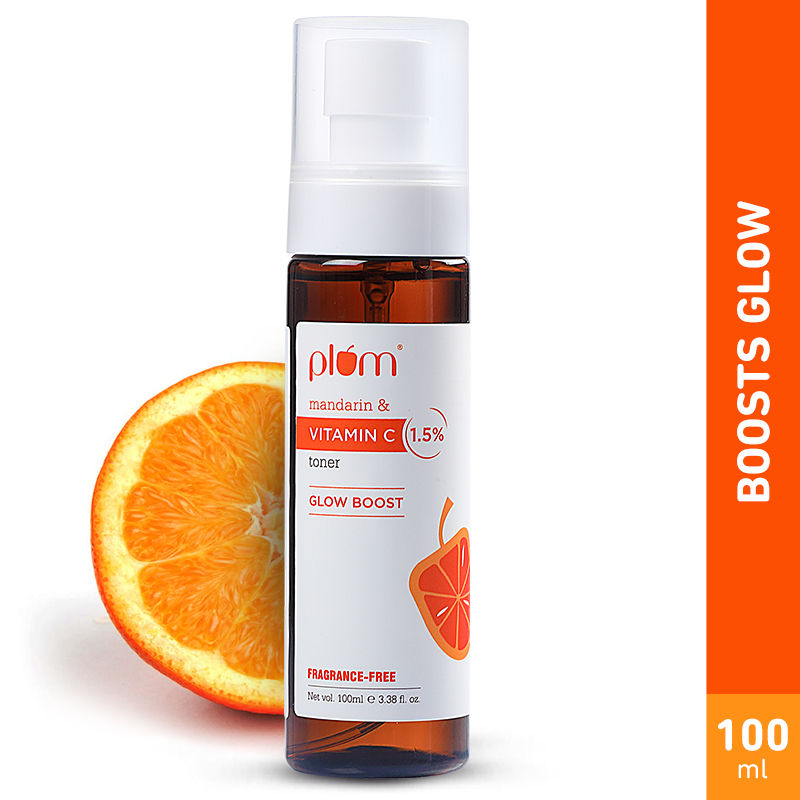 1.5% Vitamin C Alcohol-Free Spray Toner With Mandarin & Witch Hazel For Glow Boost & Open Pores