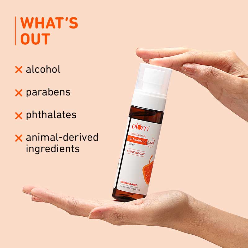 1.5% Vitamin C Alcohol-Free Spray Toner With Mandarin & Witch Hazel For Glow Boost & Open Pores