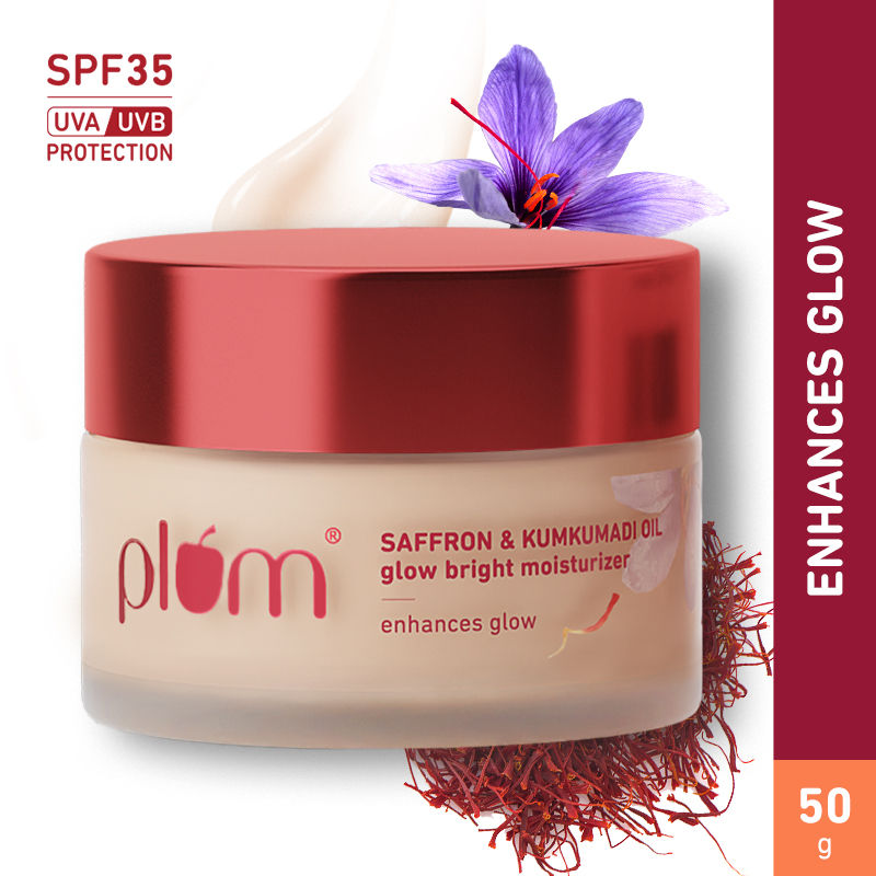 Saffron & Kumkumadi Oil Glow Bright Moisturizer For Dull Skin With SPF 35 UVA & UVB Protection