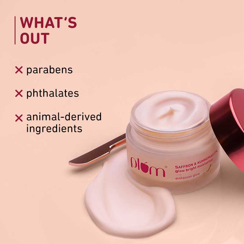 Saffron & Kumkumadi Oil Glow Bright Moisturizer For Dull Skin With SPF 35 UVA & UVB Protection