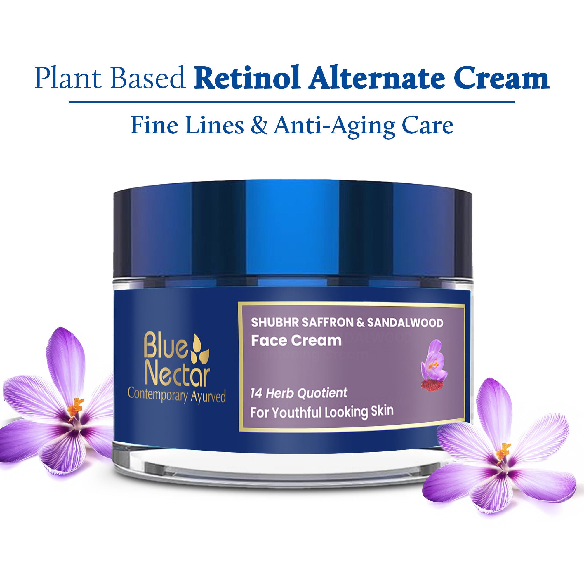 Anti Aging Saffron Cream for Wrinkles & Fine Lines for Women