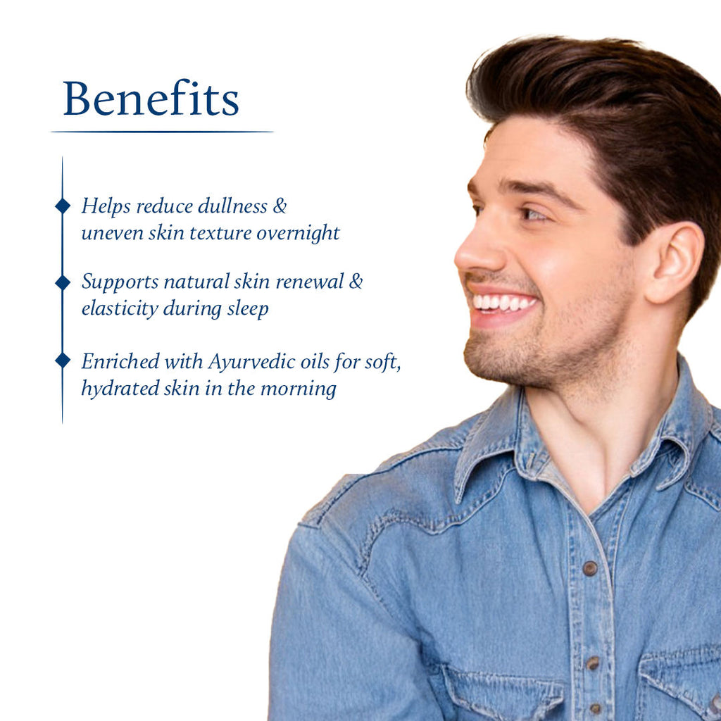Night Repair Cream for Ultra Hydration & Skin Repair for Men