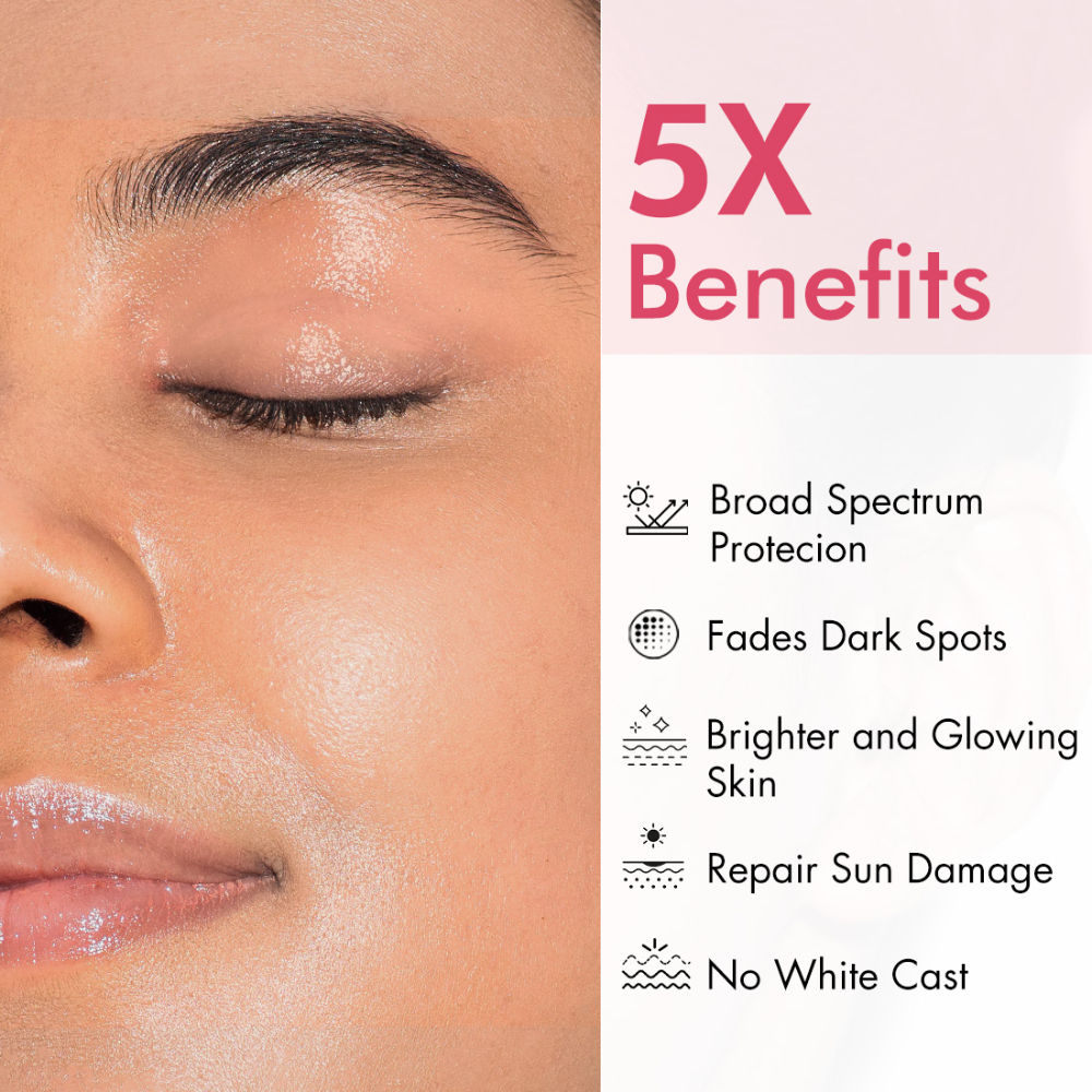 CLEAR GLOW 1% Kojic Acid Alpha Arbutin Daily Brightening Sunscreen