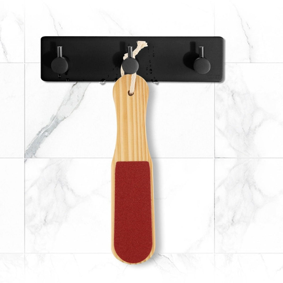 Foot Filer & Scrubber Wooden Double Sided Dead Skin Callus Remover Feet Heels Pedicure Tool