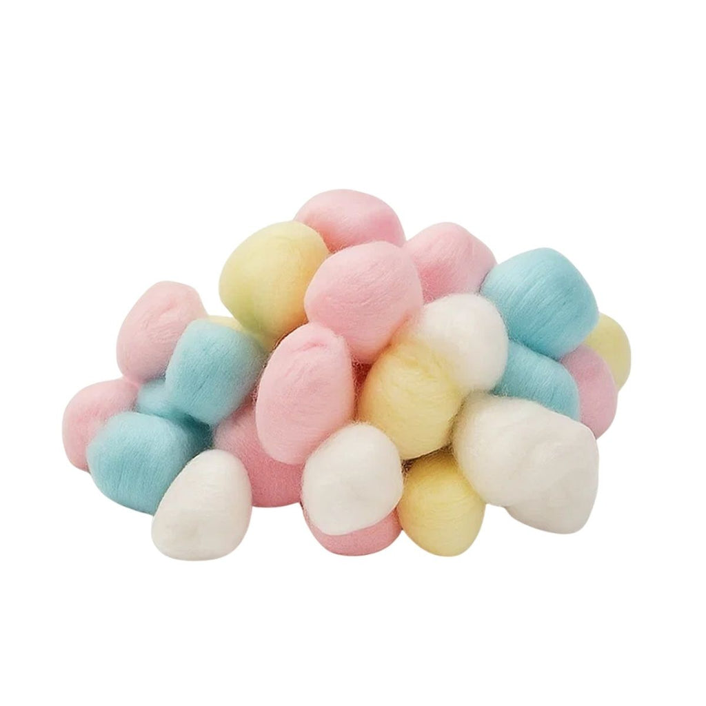 Cotton Balls For Makeup & Nail Paint Removal Face Cleaning Multicoloured Polish Remover Pads